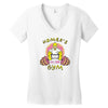 homer's gym Women's V-Neck T-Shirt