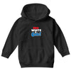 red white and cute Youth Hoodie