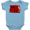 funny techno viking 3, ideal birthday present or gift Baby Bodysuit