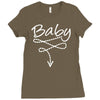baby belly Ladies Fitted T-Shirt