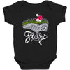 don't step on the grass Baby Bodysuit