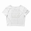 retro and vintage cassette humor Crop Top