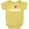 i love science Baby Onesie