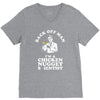 chicken nugget scientist V-Neck Tee