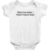 funny t shirt official dog walker. Baby Onesie