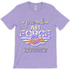 military, women's proud air force mom of her military son u T-Shirt