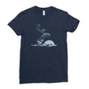 dolphin rider Ladies Fitted T-Shirt