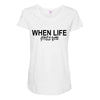 gives you Maternity Scoop Neck T-shirt