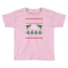 ugly dinosaur christmas Toddler T-shirt
