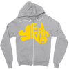 yeah nah Zipper Hoodie