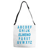 alphabet abc elemno Adjustable Strap Totes