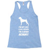not just a dog person i'm a boxer mommy! Racerback Tank