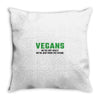 Vegans We're Not Crazy We're Just From The Future Throw Pillow