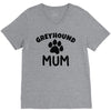 greyhound mum V-Neck Tee