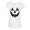 beauty face pumpkin Maternity Scoop Neck T-shirt