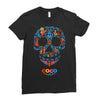 loco coco skul Ladies Fitted T-Shirt