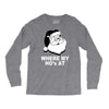 santa claus where my house at Long Sleeve Shirts