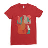 FLOCK OF BIRDS Ladies Fitted T-Shirt