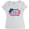 happy 4th of july Women's Triblend Scoop T-shirt