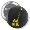 kite kitesurfen kiteboarden fun extremsport top Pin-back button