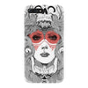 girl and skull iPhone 7 Plus Case