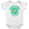 turtle power company Baby Onesie