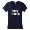 save ferris Women's V-Neck T-Shirt