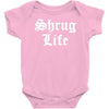 shrug life Baby Onesie