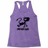 i'm not cat Racerback Tank