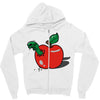 apple burster Zipper Hoodie