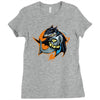 shark knight graphic Ladies Fitted T-Shirt