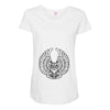 owl  (15) Maternity Scoop Neck T-shirt
