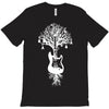 nature guitar white tree music banksy art T-Shirt