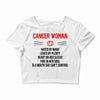 Cancer Woman Crop Top