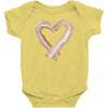 bacon heart Baby Bodysuit