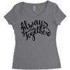 always together Women's Triblend Scoop T-shirt