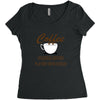 coffee required Women's Triblend Scoop T-shirt
