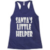 santa's little helper Racerback Tank
