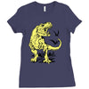 tyrannosaurus rex Ladies Fitted T-Shirt