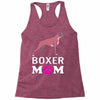 love boxer dog mom funny Racerback Tank