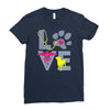 love teal best trending Ladies Fitted T-Shirt