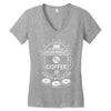coffee &amp; contemplation Women's V-Neck T-Shirt