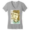 Bob Dylan Women's V-Neck T-Shirt