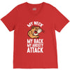 my neck my back my anxiety attack opossum guys tee V-Neck Tee