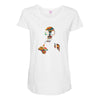 Gas Mask Maternity Scoop Neck T-shirt