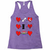 ls lesbian full heart Racerback Tank