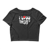 i love the 90's  musik dj fun Crop Top