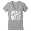 Frankie Says Relax Women's V-Neck T-Shirt