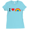 I Love Lgbt Ladies Fitted T-Shirt
