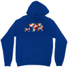 mama bear baby bear floral Unisex Hoodie